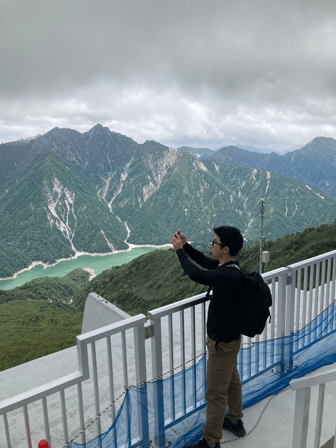 The most famous dam in Japan, which is Kurobe Dam in Toyama, Japan.