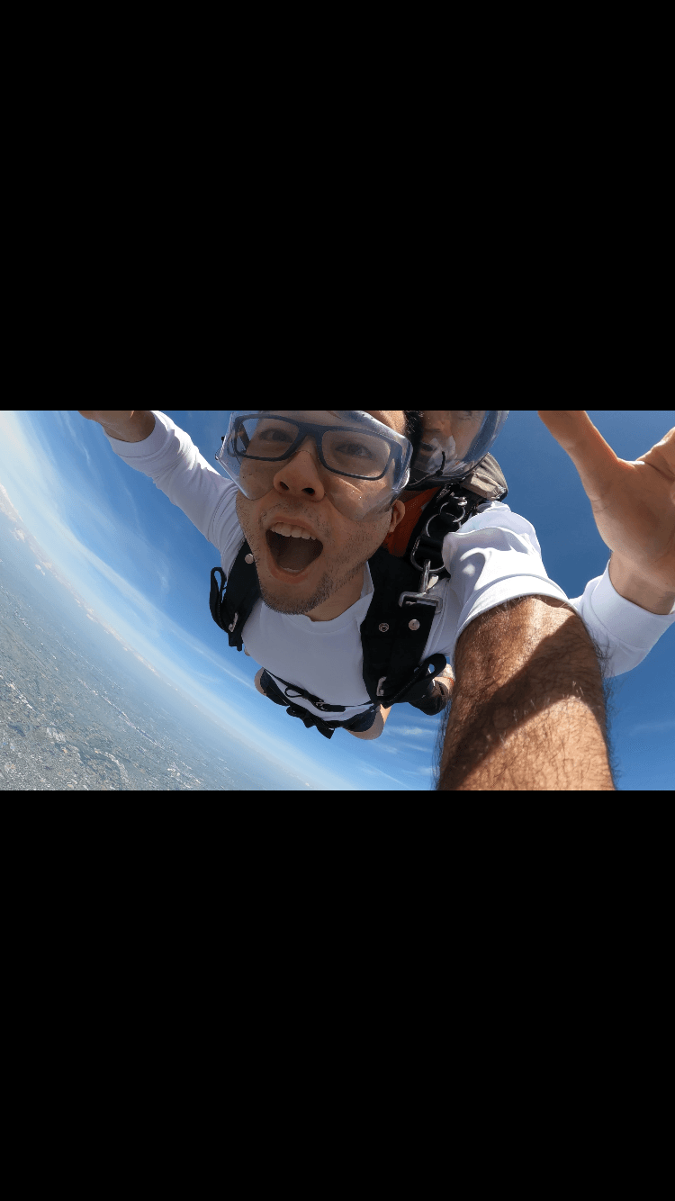 I skydived from 4,000m high in Saitama, Japan